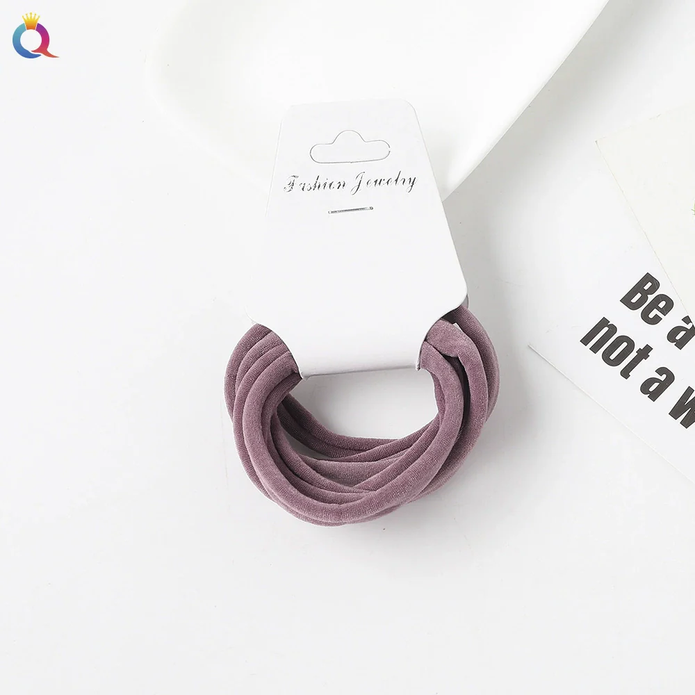 Women's Handmade Fabric High Elastic Seamless Hair Ring - Image 11