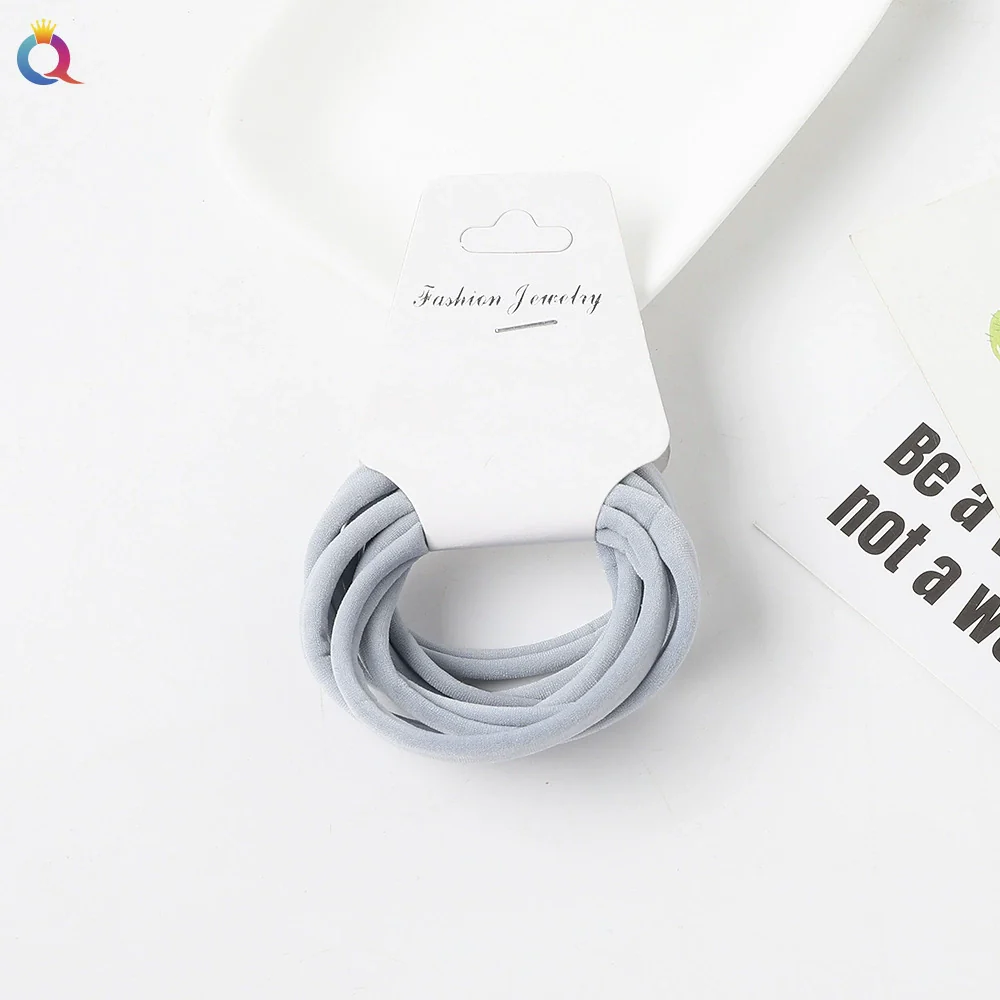 Women's Handmade Fabric High Elastic Seamless Hair Ring - Image 12