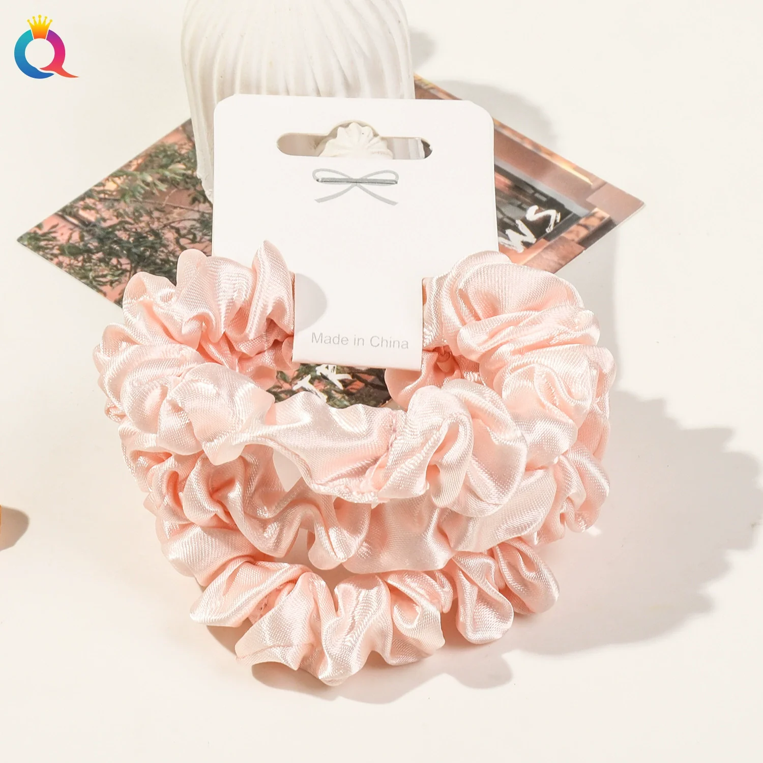 Women's Handmade Fabric High Elastic Seamless Hair Ring - Image 15