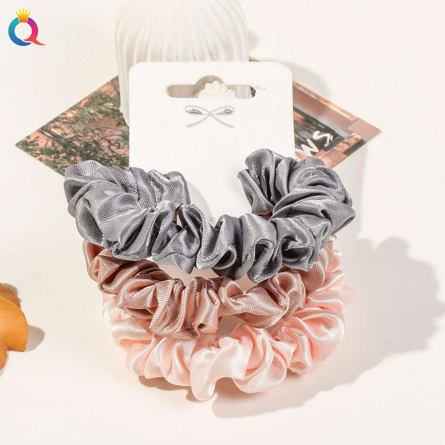 Women's Handmade Fabric High Elastic Seamless Hair Ring - Image 16