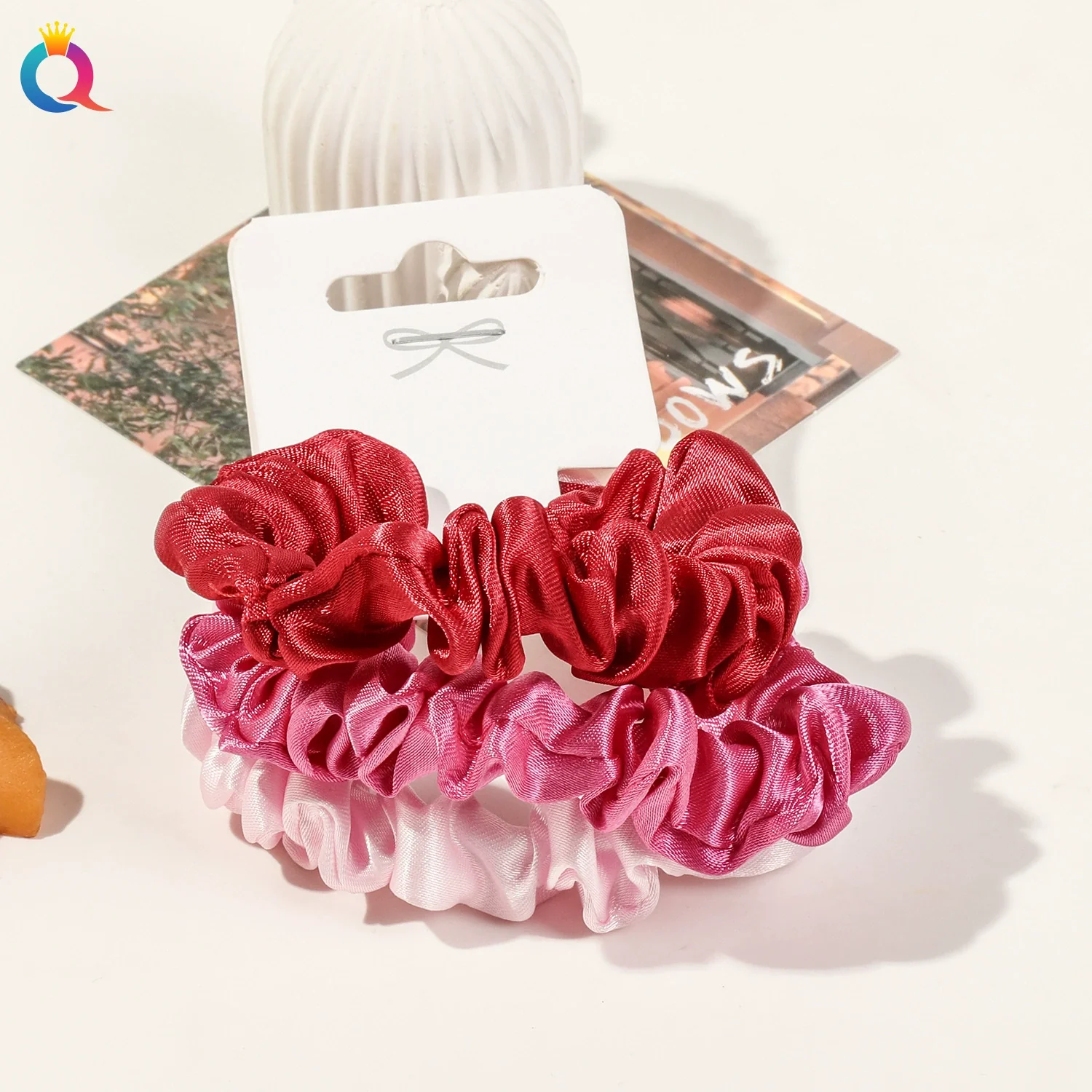 Women's Handmade Fabric High Elastic Seamless Hair Ring - Image 17