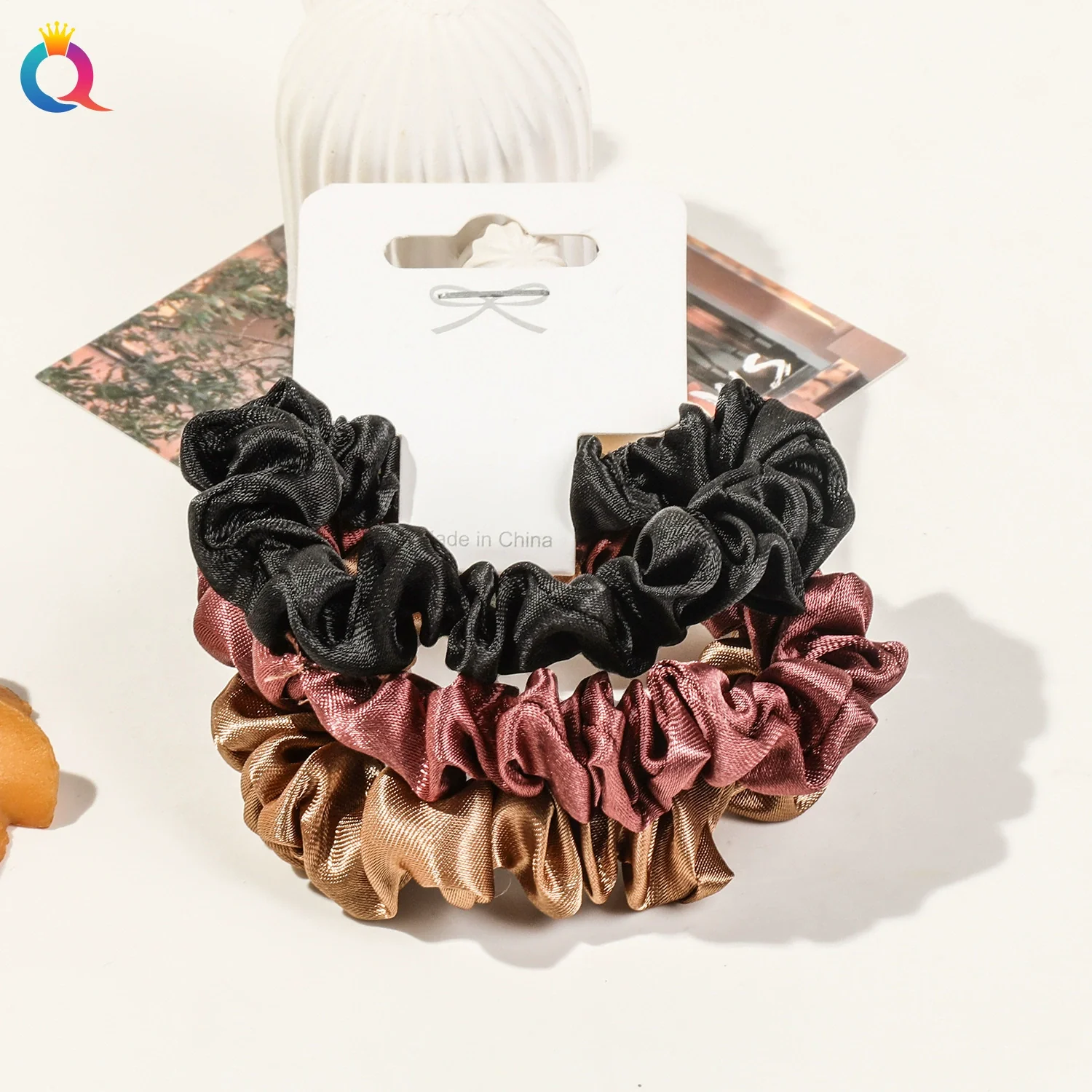 Women's Handmade Fabric High Elastic Seamless Hair Ring - Image 20