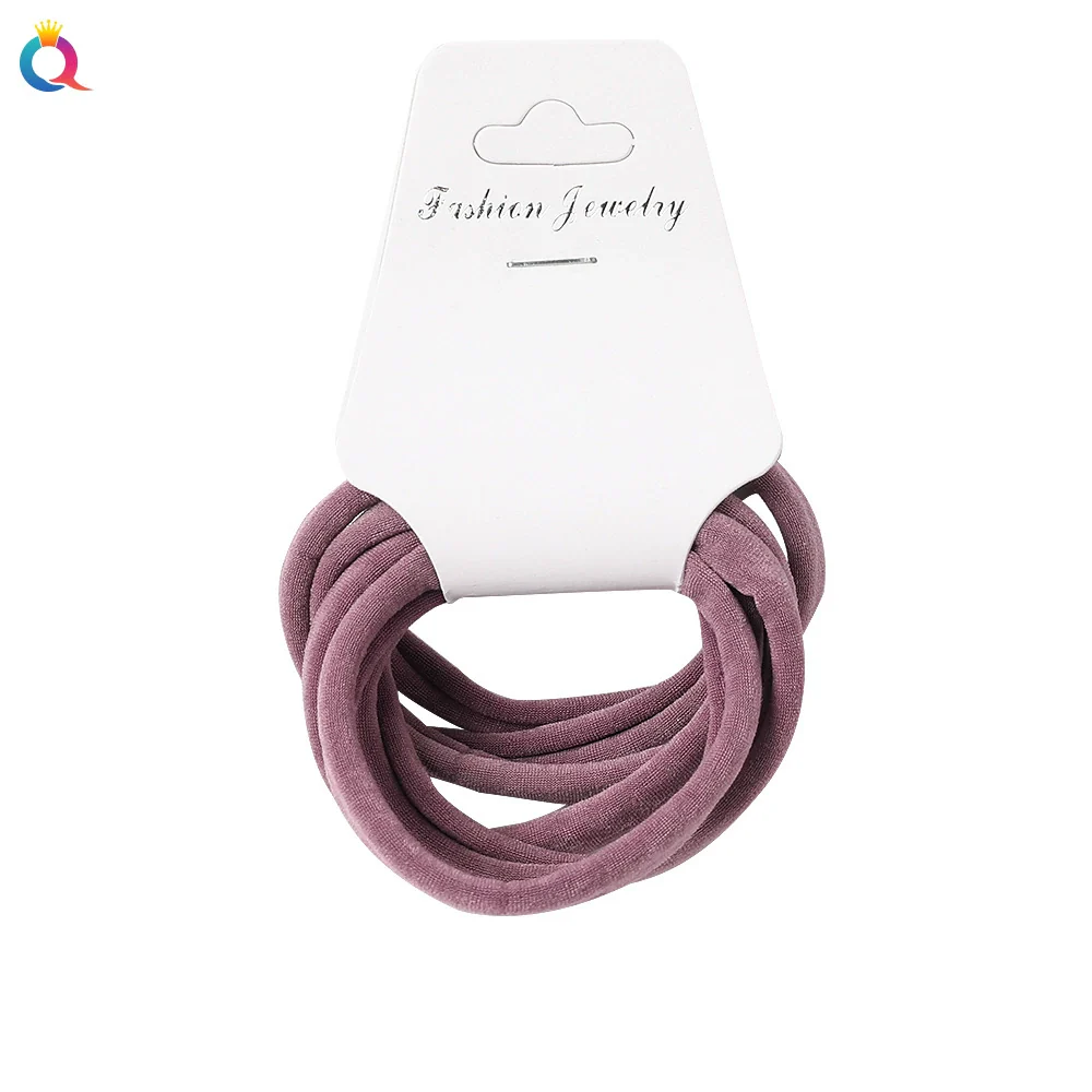 Women's Handmade Fabric High Elastic Seamless Hair Ring - Image 4