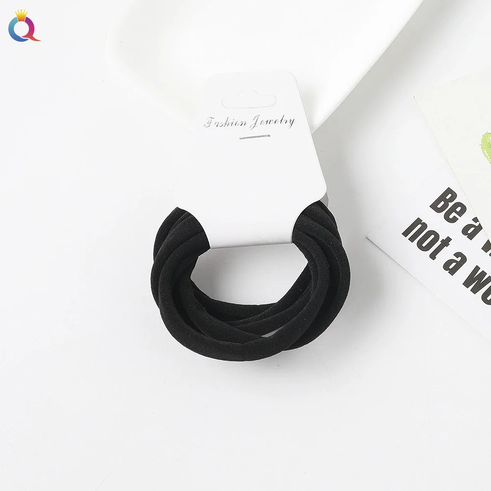 Women's Handmade Fabric High Elastic Seamless Hair Ring - Image 5