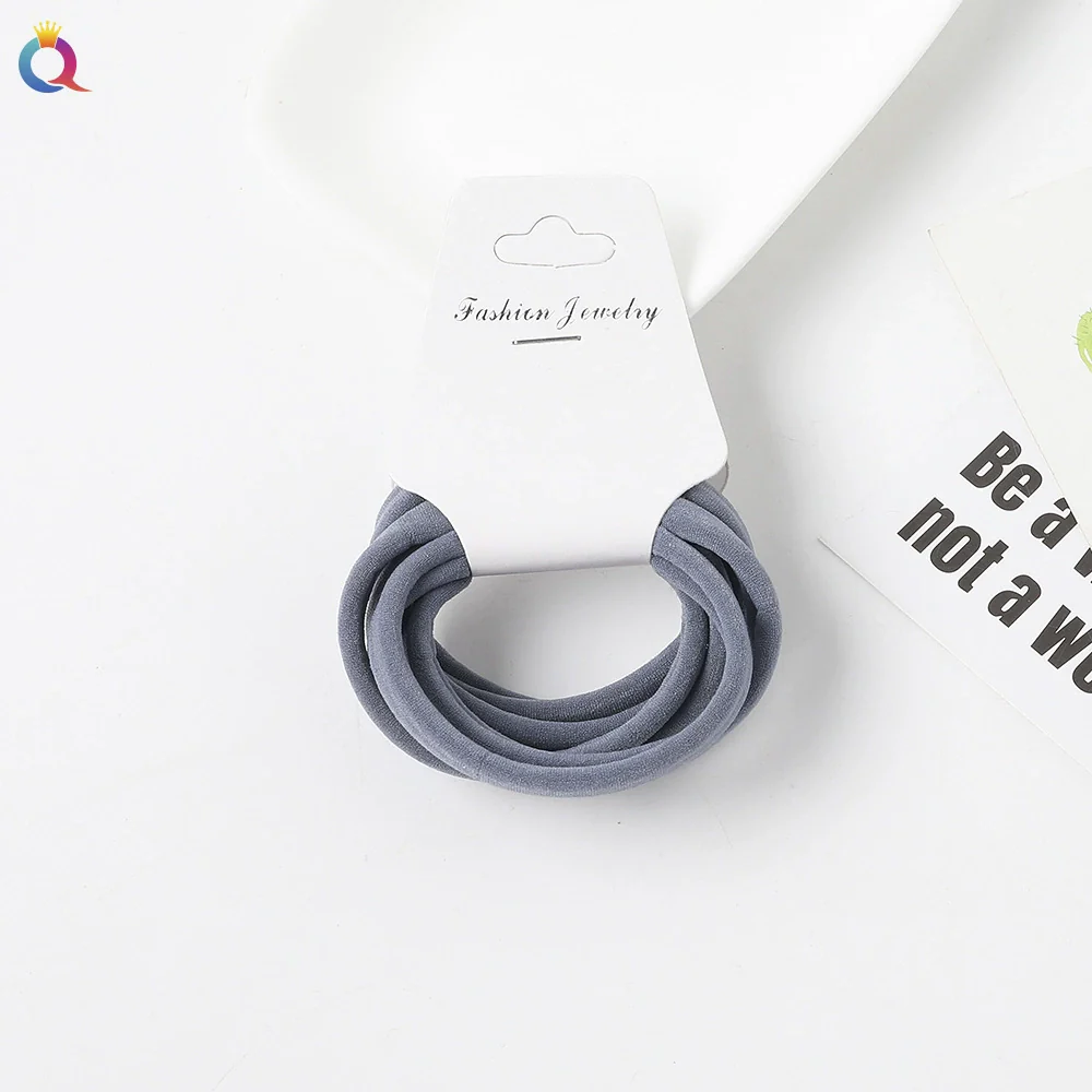 Women's Handmade Fabric High Elastic Seamless Hair Ring - Image 6