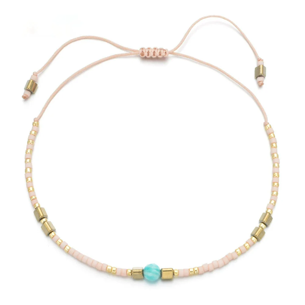 Women's Handwoven Natural Pearl Beaded Bracelet - Image 5