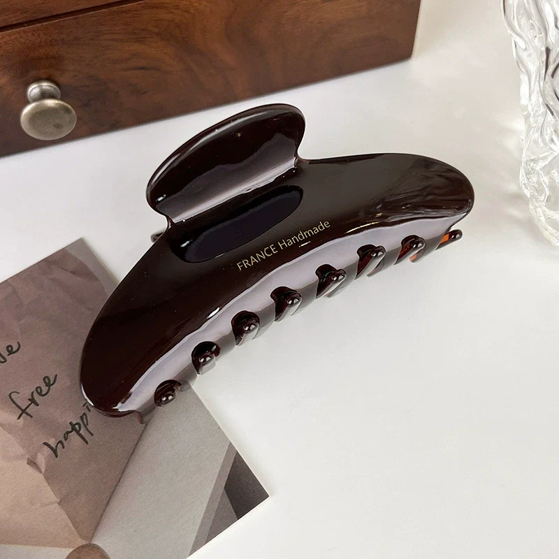Women's Highend 2025 New Style Acetic Acid Gripper Hair Clip With Geometric Style And Stamping Process - Image 9