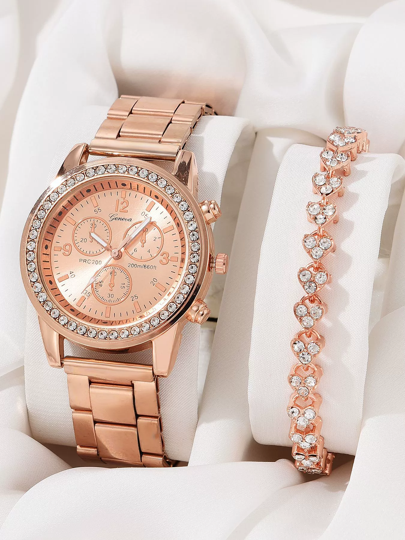 Women's Leisure Alloy Band Quartz Watch Set With Round Dial - Image 16