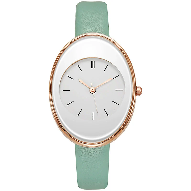 Women's Leisure Alloy Case Quartz Watch With Imitation Leather Strap And Stainless Steel Clasp Round Dial - Image 10