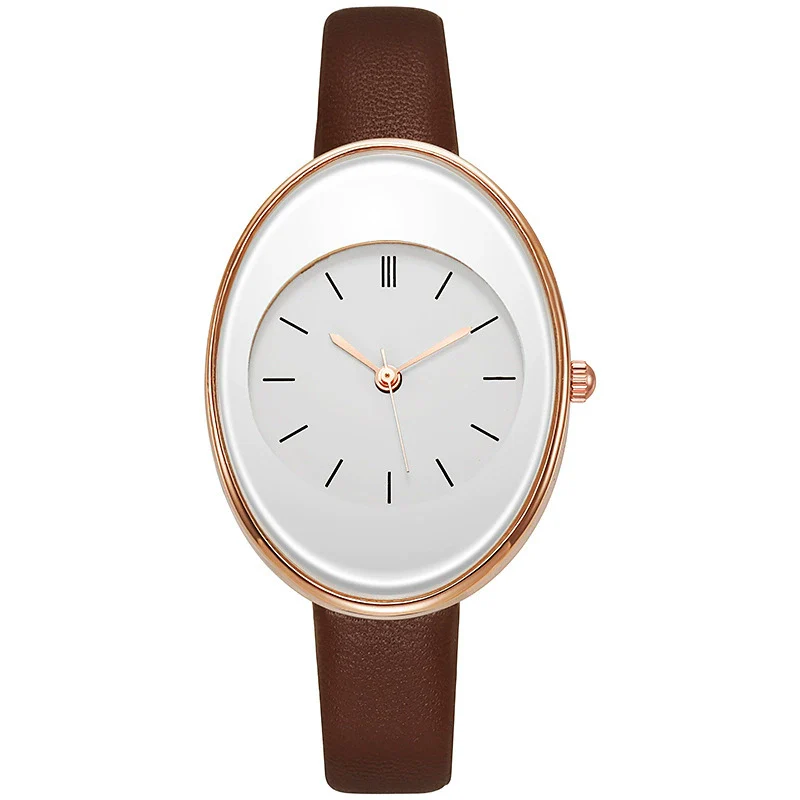 Women's Leisure Alloy Case Quartz Watch With Imitation Leather Strap And Stainless Steel Clasp Round Dial - Image 12