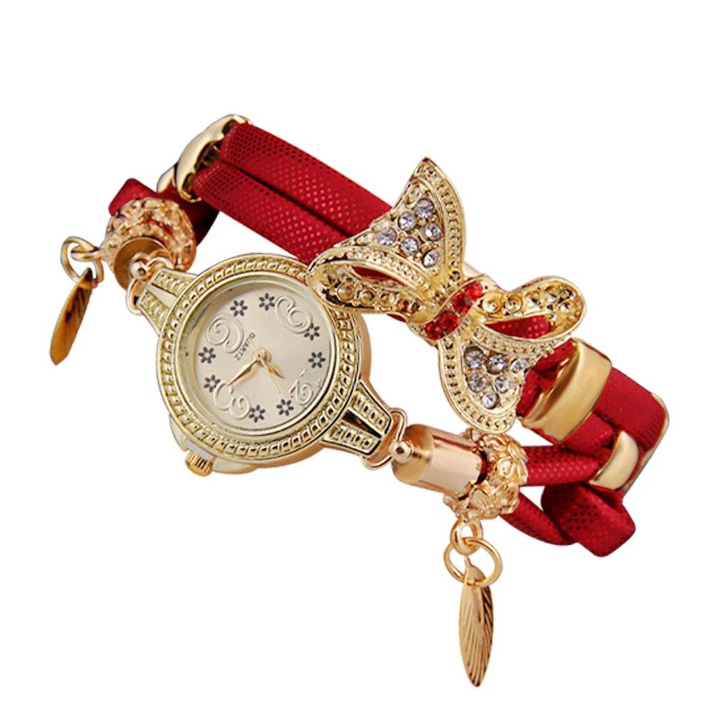 Women's Leisure Bracelet Watch With Alloy Case Pu Strap And Round Dial - Image 5
