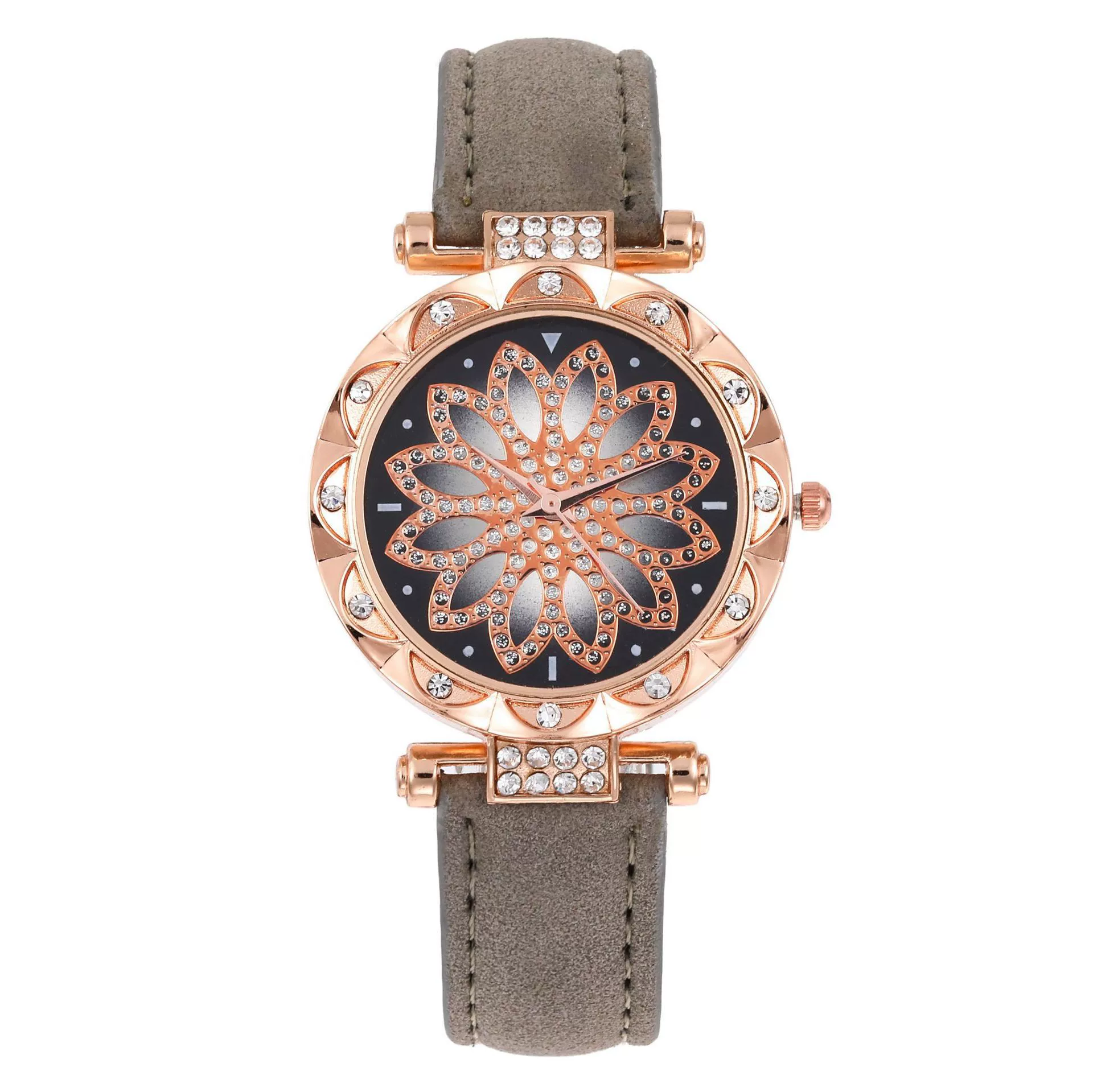Women's Leisure Quartz Watch Alloy Case Titanium Metal Clasp Round Dial - Image 11