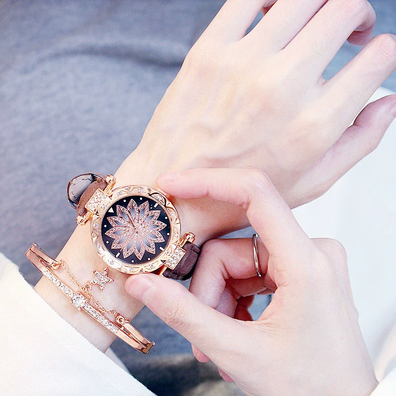 Women's Leisure Quartz Watch Alloy Case Titanium Metal Clasp Round Dial - Image 16