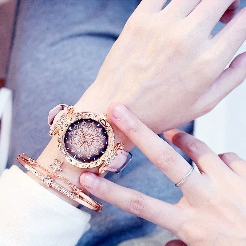Women's Leisure Quartz Watch Alloy Case Titanium Metal Clasp Round Dial - Image 4