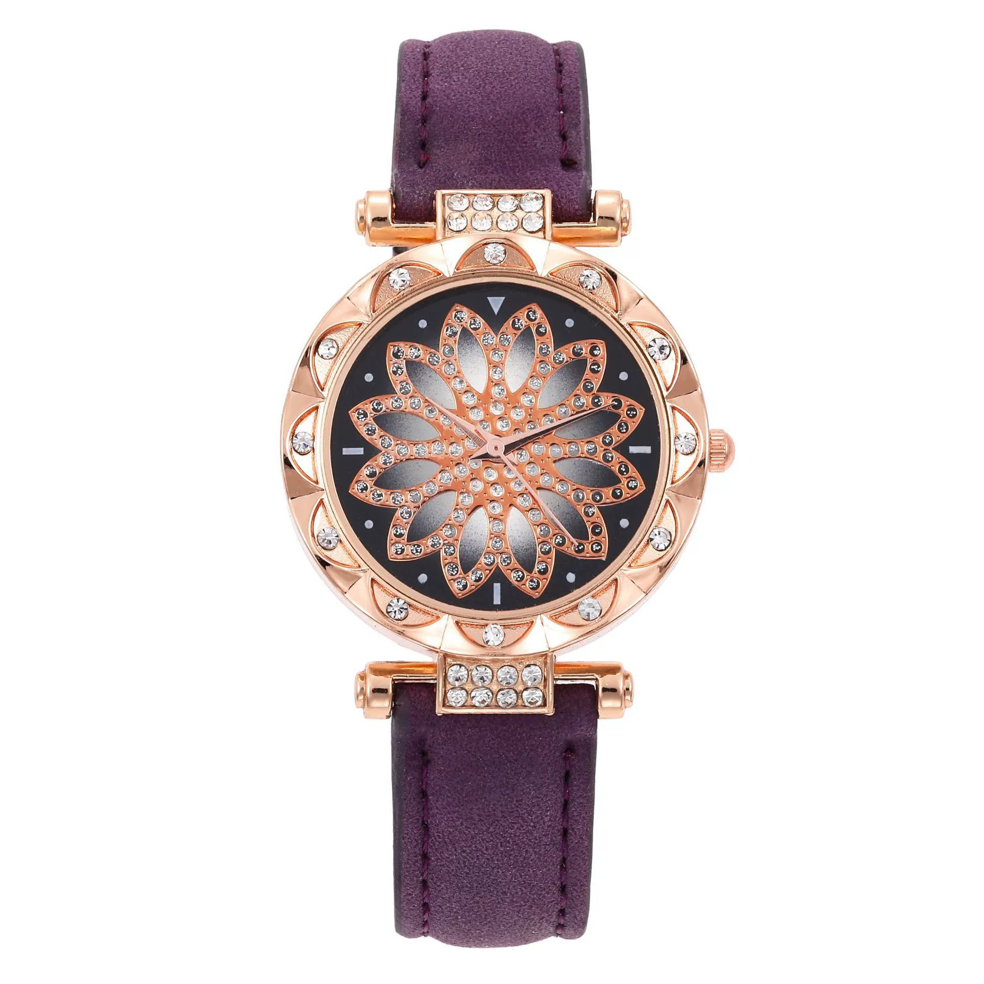 Women's Leisure Quartz Watch Alloy Case Titanium Metal Clasp Round Dial - Image 5