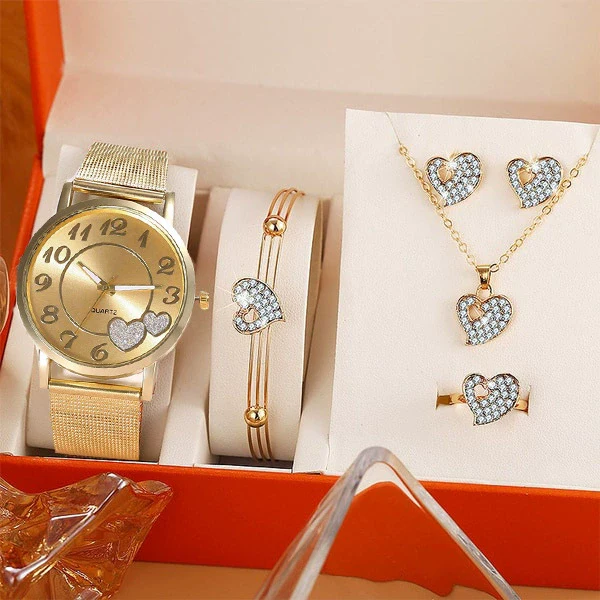 Women's Leisure Style Alloy Band Round Dial Watch With Stainless Steel Clasp - Image 10