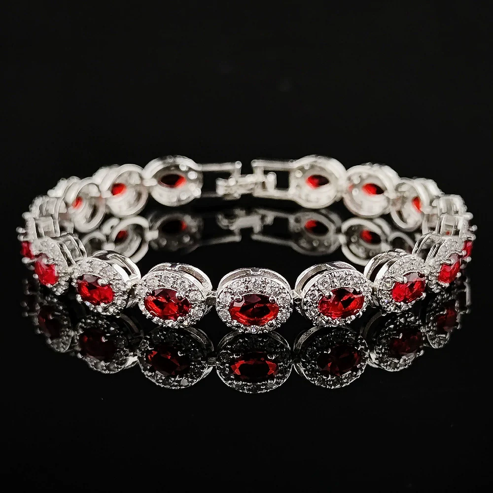 Women's Light Luxury Geometric Copper Eggshaped Bracelet - Image 10