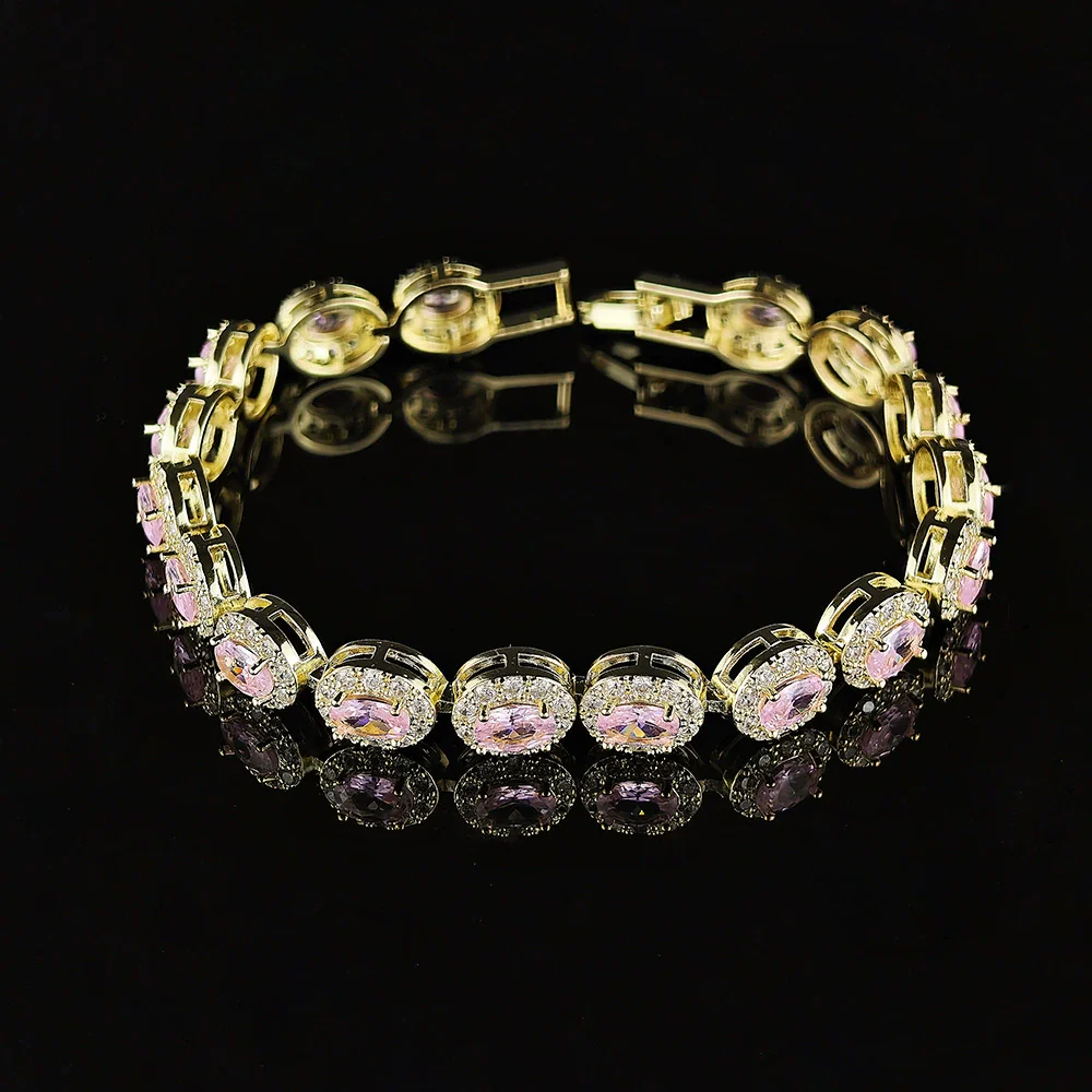 Women's Light Luxury Geometric Copper Eggshaped Bracelet - Image 7