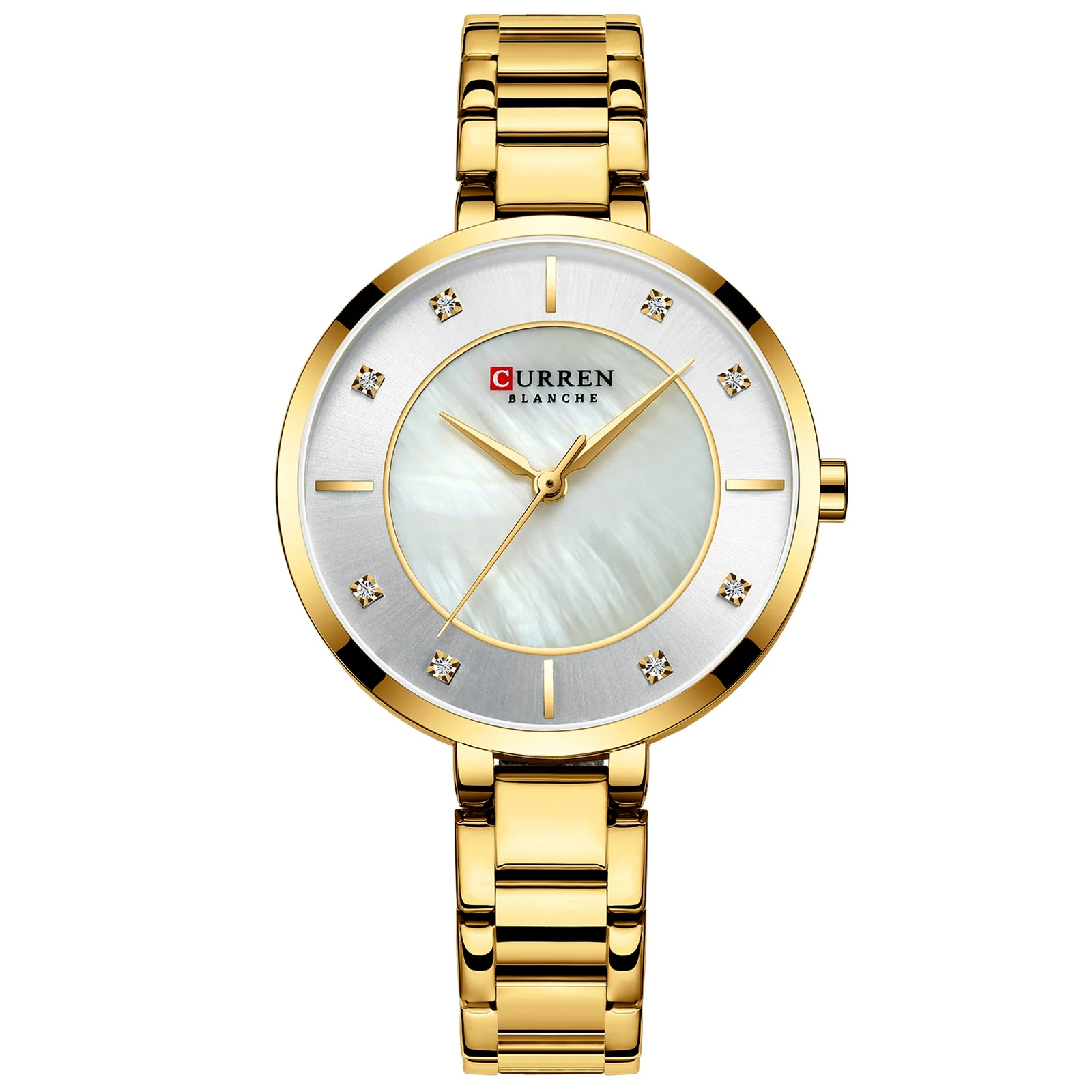 Women's Metal And Stainless Steel Round Fashion Waterproof Watch - Image 8