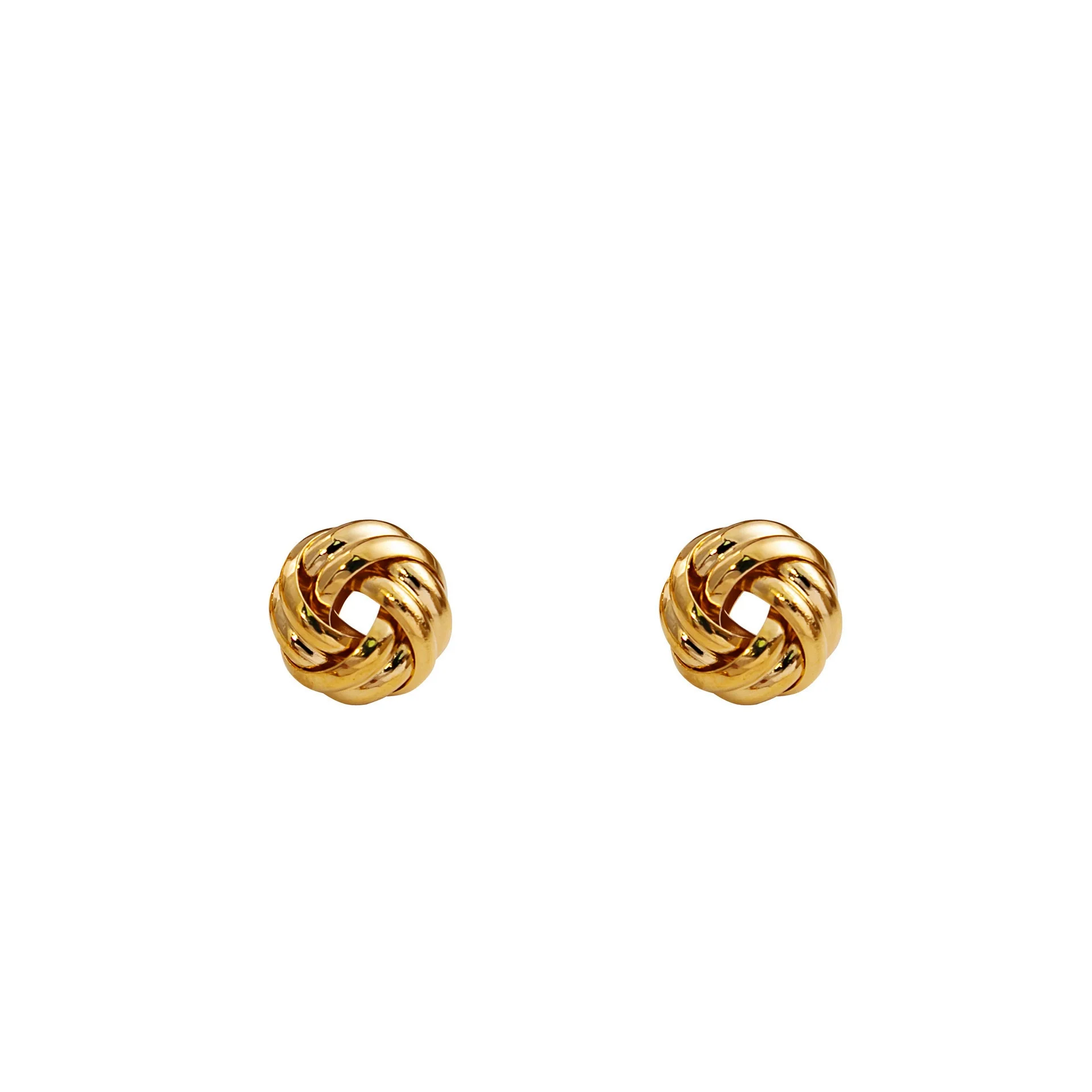 Women's Metal Geometric Style Electroplated Twist Earrings - Image 5