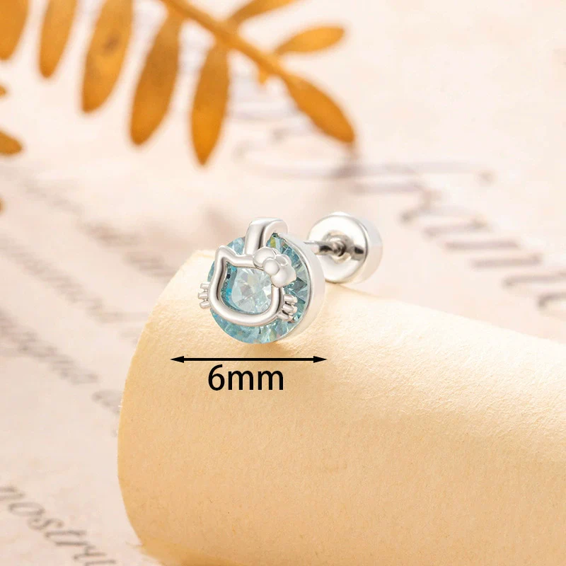 Women's Metal Hollow Cat Ear Bone Nail Set With Diamonds Fashion Style - Image 2