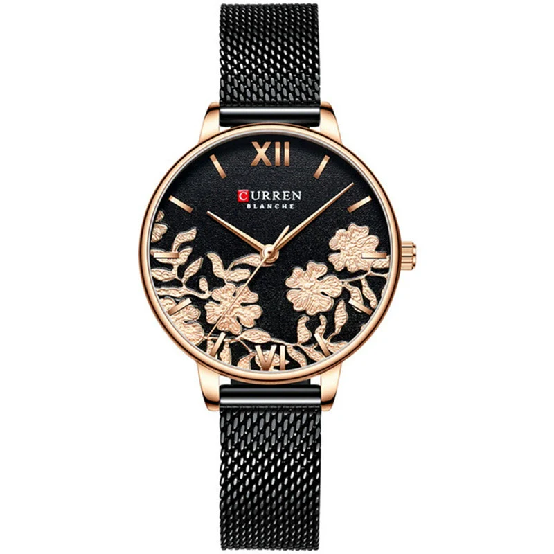 Women's Metal Meshbelt Leisure Style Round Dial Quartz Wrist Watch - Image 4
