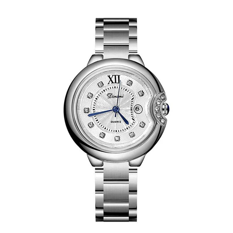 Women's Metal Watch Round Dial Leisure Style - Image 10