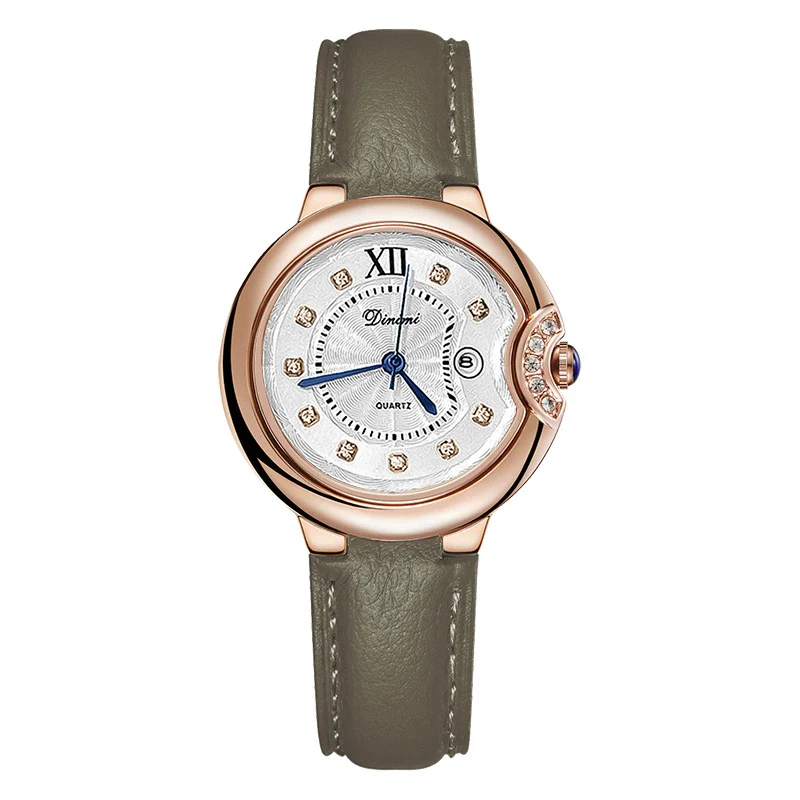 Women's Metal Watch Round Dial Leisure Style - Image 9
