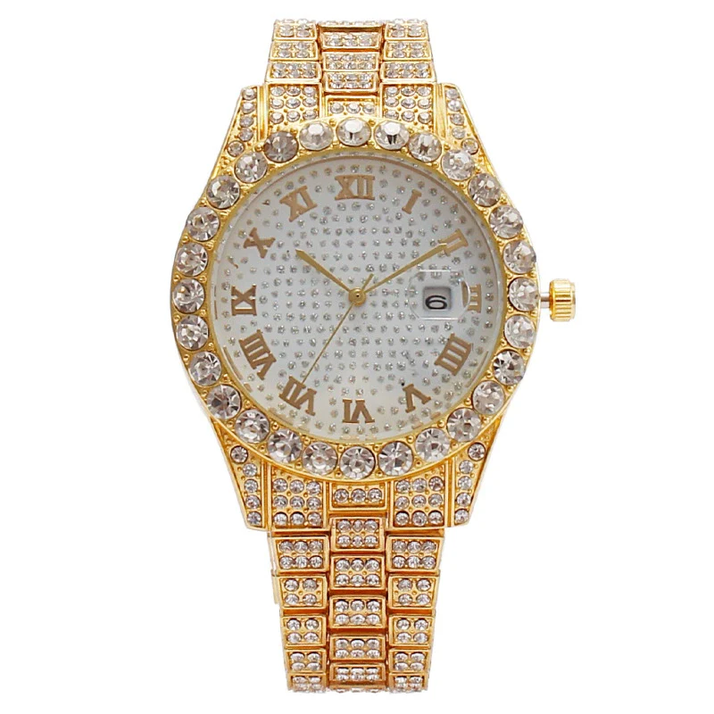 Women's Metal Watch With Roman Pattern And Fashion Style - Image 2