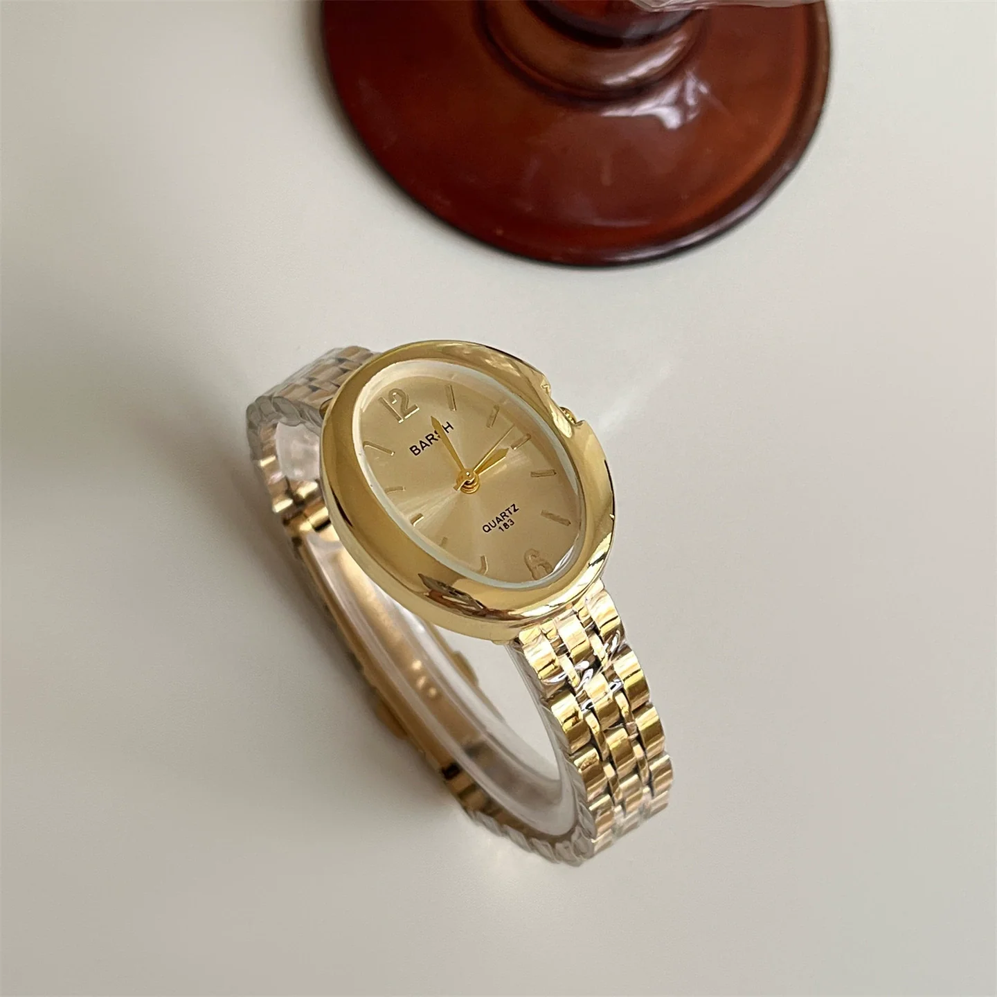 Women's Midcentury Style Alloy And Steel Strap Watch - Image 6