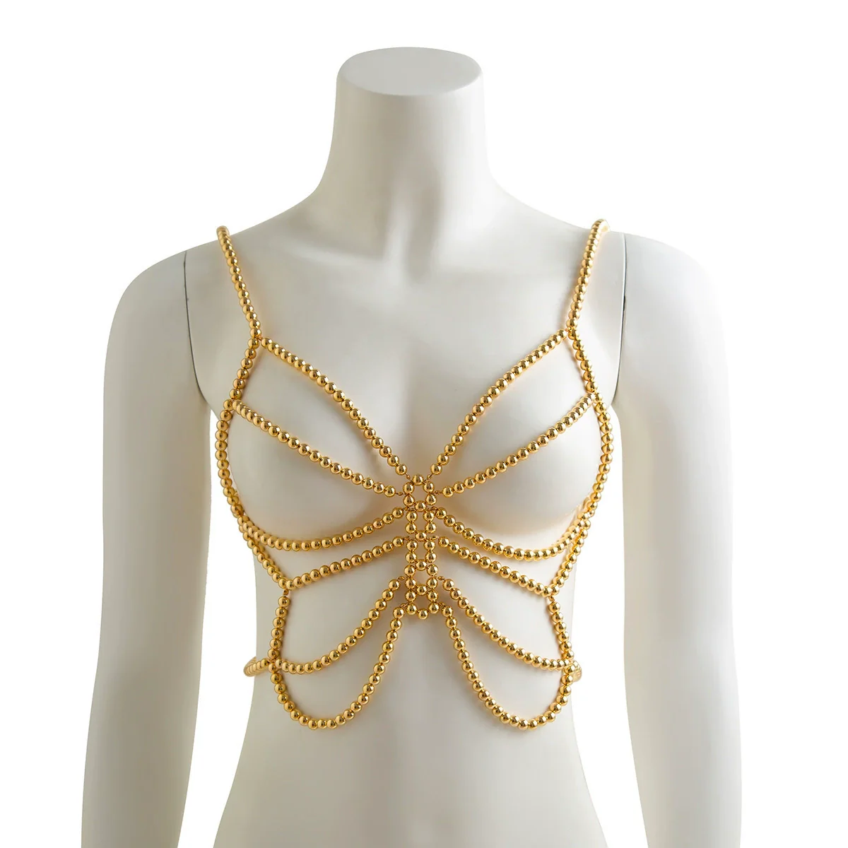 Women's Plastic Geometric Body Chain Waist Chain Shoulder Chain With Butterfly Decoration And Electroplating Design - Image 12