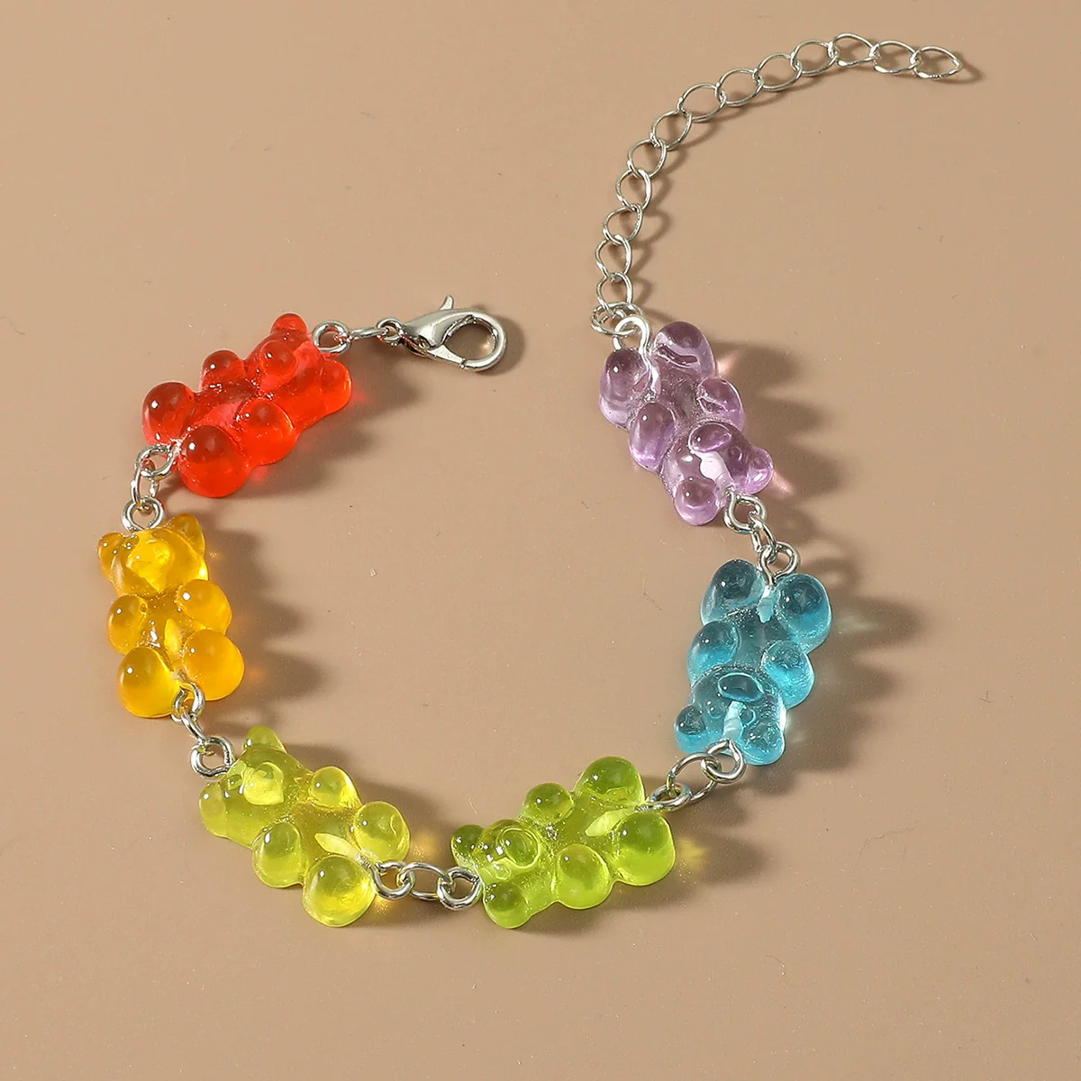 Women's Plastic Resin Geometric Handmade Candy Bracelet - Image 5
