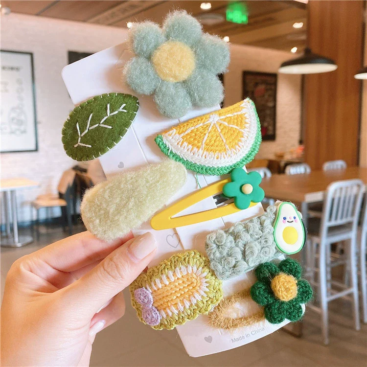 Women's Plush Cloth Handmade Fashion Ol Style Side Clip Hairpin - Image 15