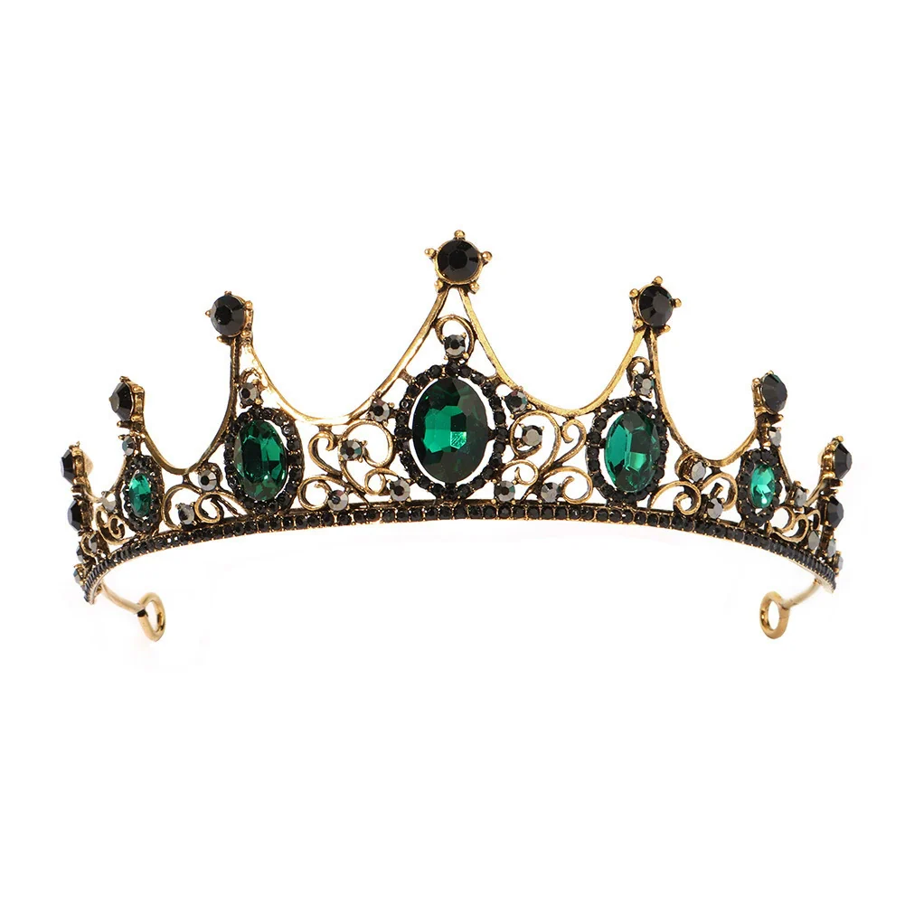 Women's Rhinestone Crown Hollow Alloy Headband Hair Accessories - Image 5