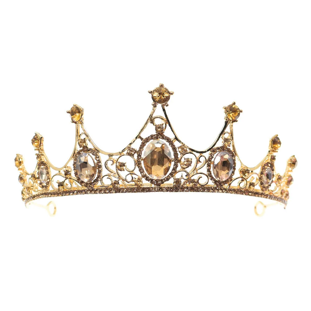 Women's Rhinestone Crown Hollow Alloy Headband Hair Accessories - Image 6