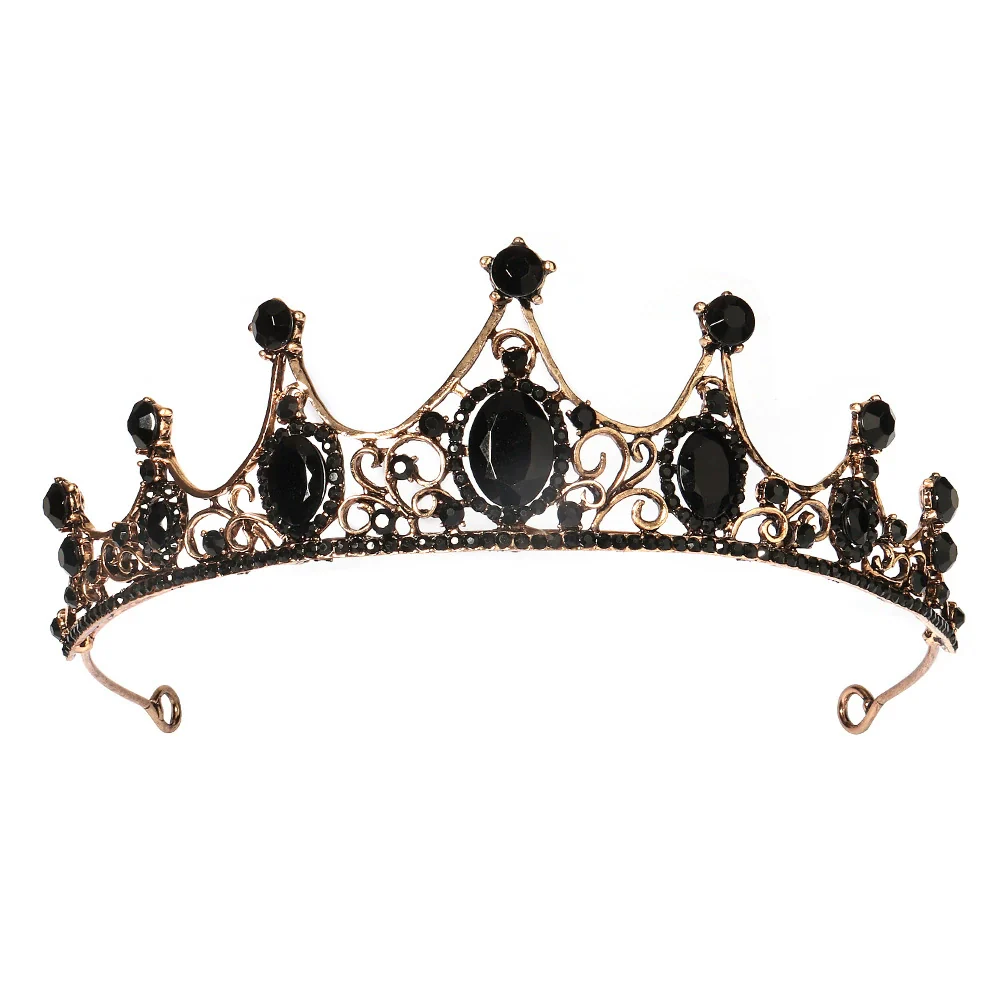 Women's Rhinestone Crown Hollow Alloy Headband Hair Accessories - Image 8