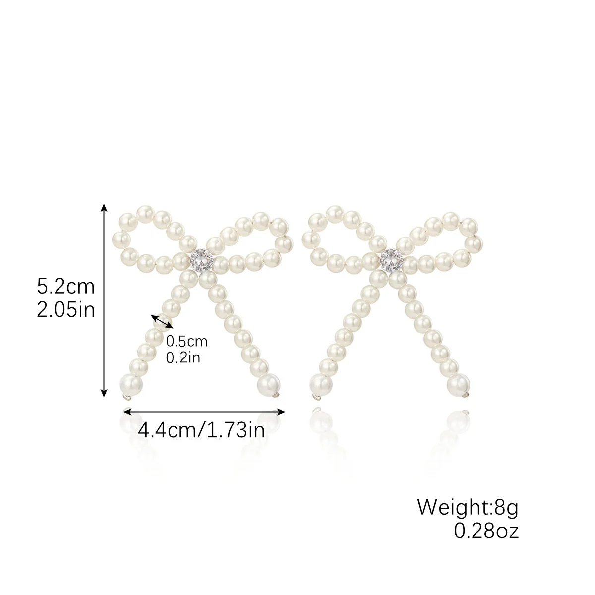 Women's Simple Style Imitation Pearl Bow Bracelet With Electroplating - Image 7