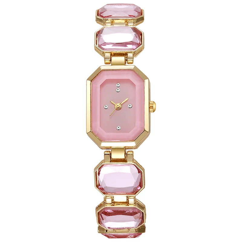 Women's Square Alloy Quartz Watch Light Luxury Niche Elegant Fashion Style - Image 4