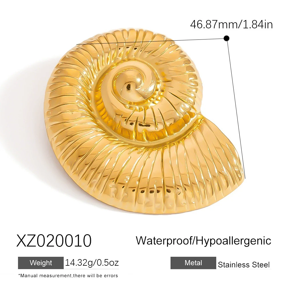 Women's Stainless Steel Flower Brooches With Electroplating - Image 14