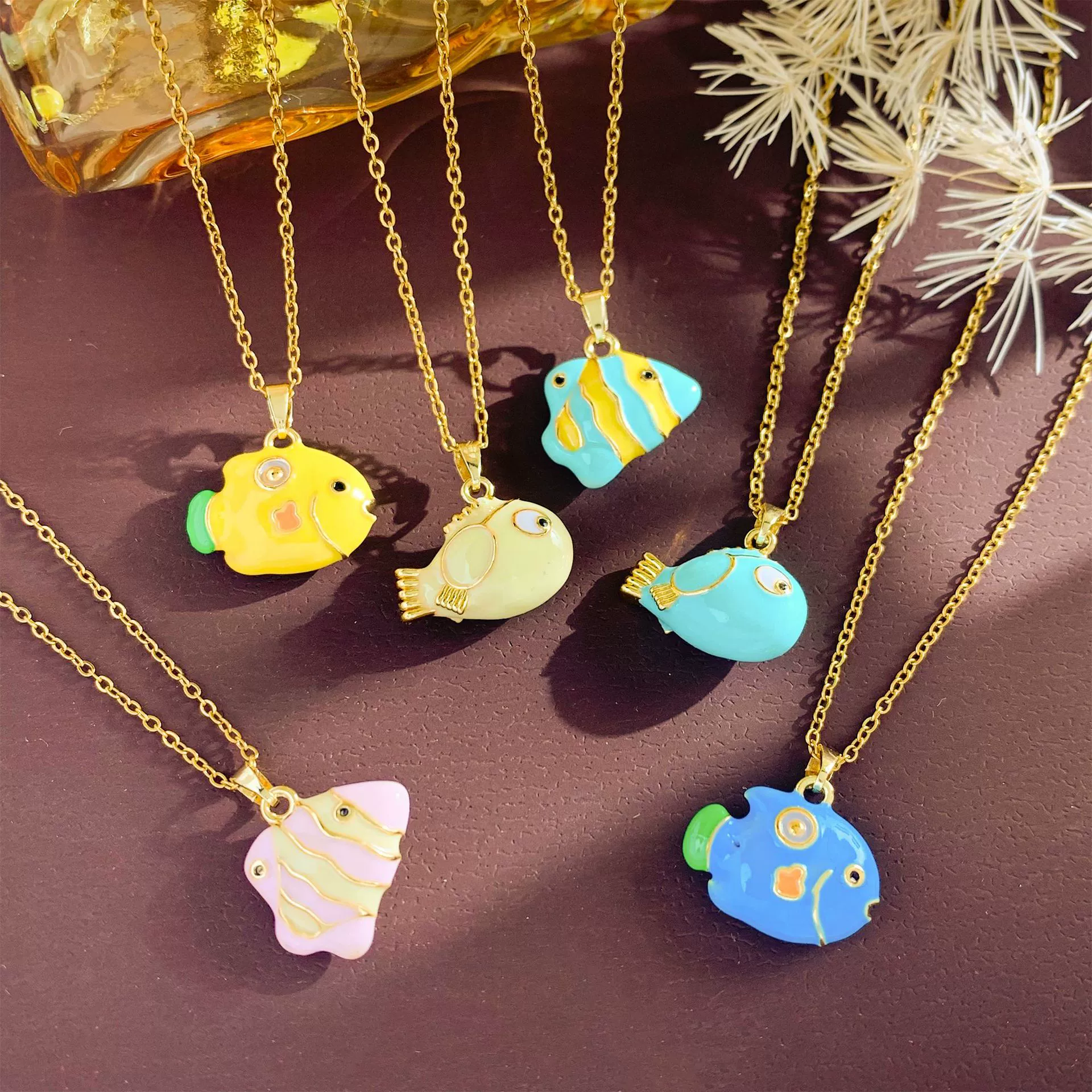 Women's Sweet Animal Style Copper And Titanium Steel Clown Fish Necklace With Real Gold Plating And Enhanced Color Retention - Image 3