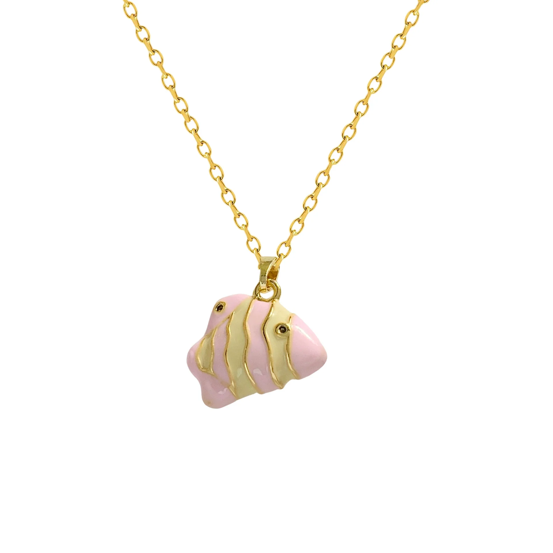 Women's Sweet Animal Style Copper And Titanium Steel Clown Fish Necklace With Real Gold Plating And Enhanced Color Retention - Image 5