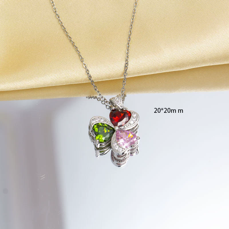 Women's Titanium Steel And Copper O Word Chain Necklace With Electroplating Simple Style Pendant Jewelry - Image 7