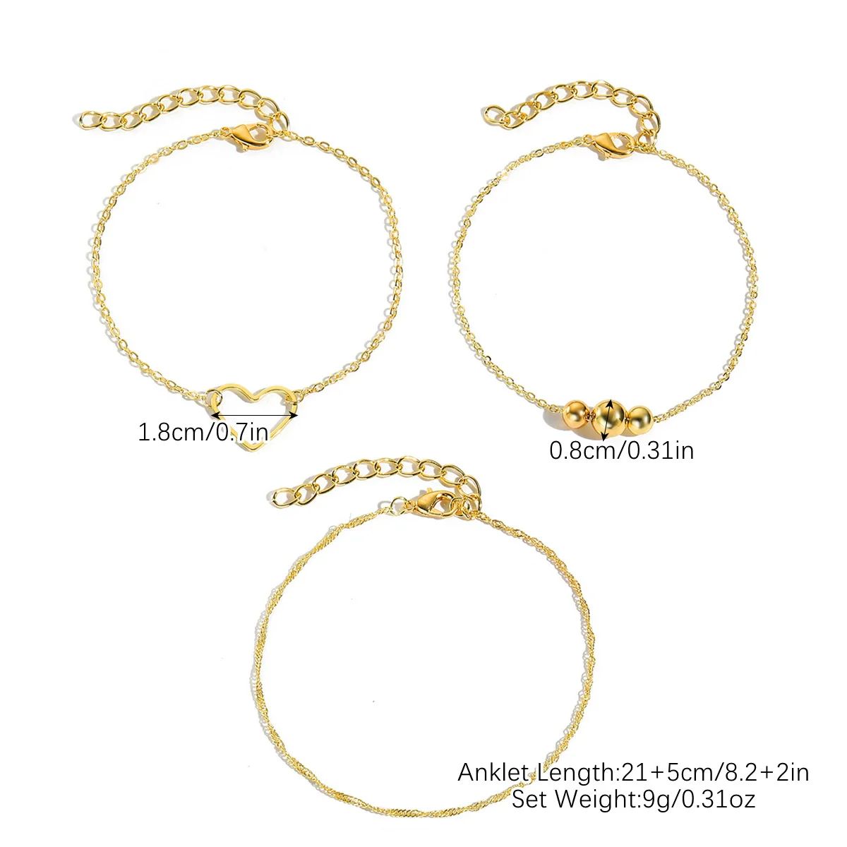 Women's Zinc Alloy Simple Multilayer Bracelet With Bow Drop Shape Star Geometric Animal Zodiac Letter Number Text Patterns And Electroplating Treatment - Image 14