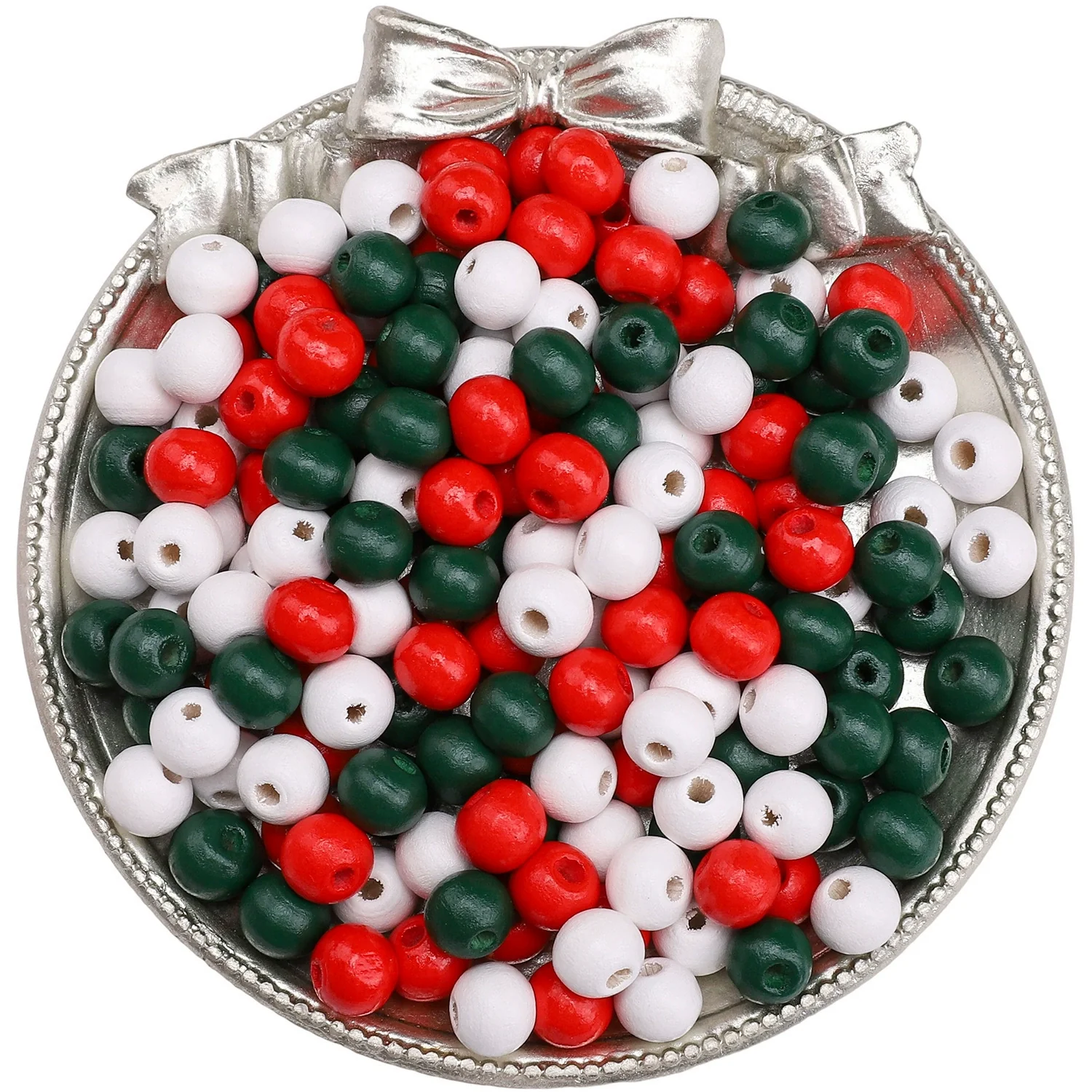 Wooden Round Beads Retro Style Spray Painted Handmade Diy Jewelry Accessories For Bracelet And Mobile Phone Chain - Image 10