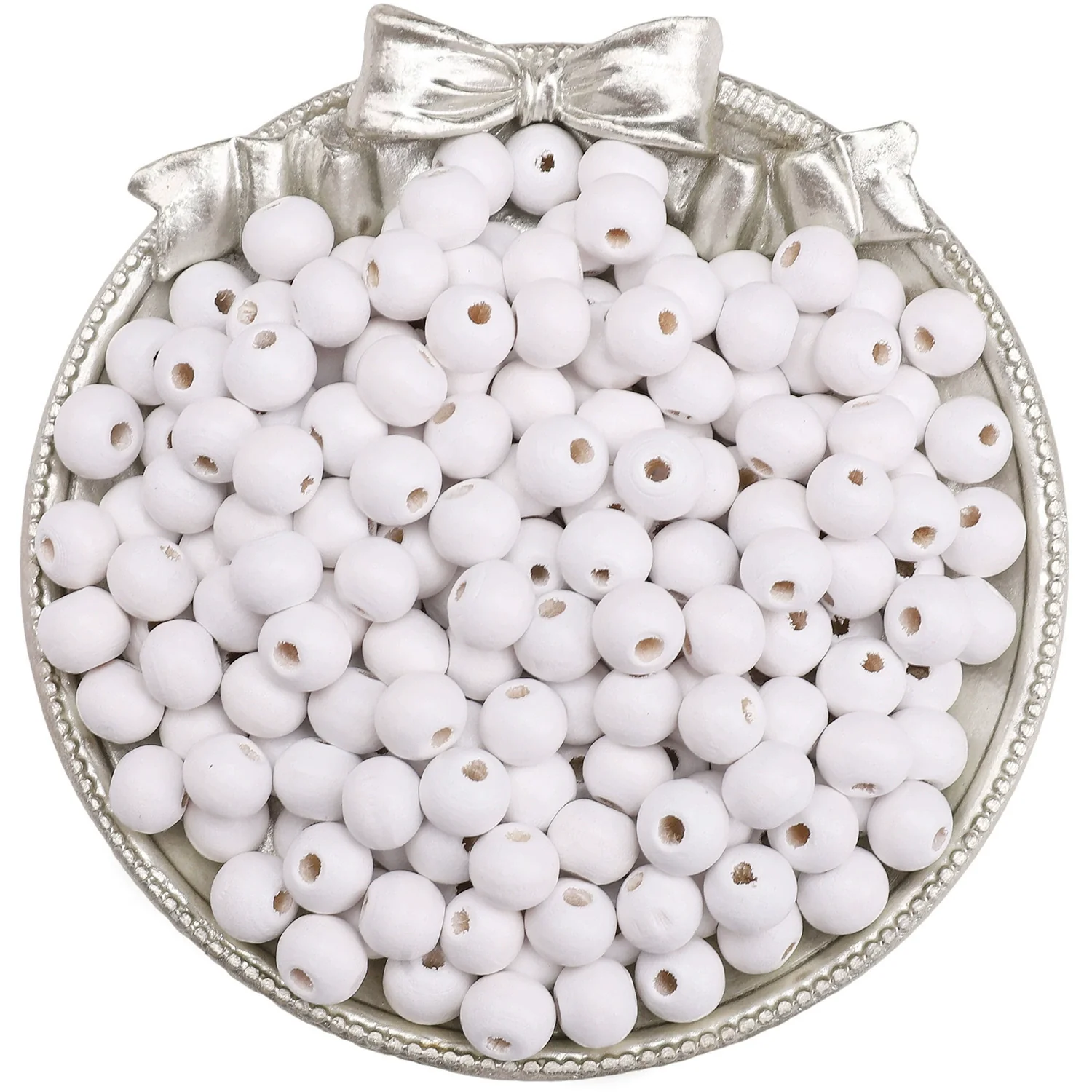 Wooden Round Beads Retro Style Spray Painted Handmade Diy Jewelry Accessories For Bracelet And Mobile Phone Chain - Image 15
