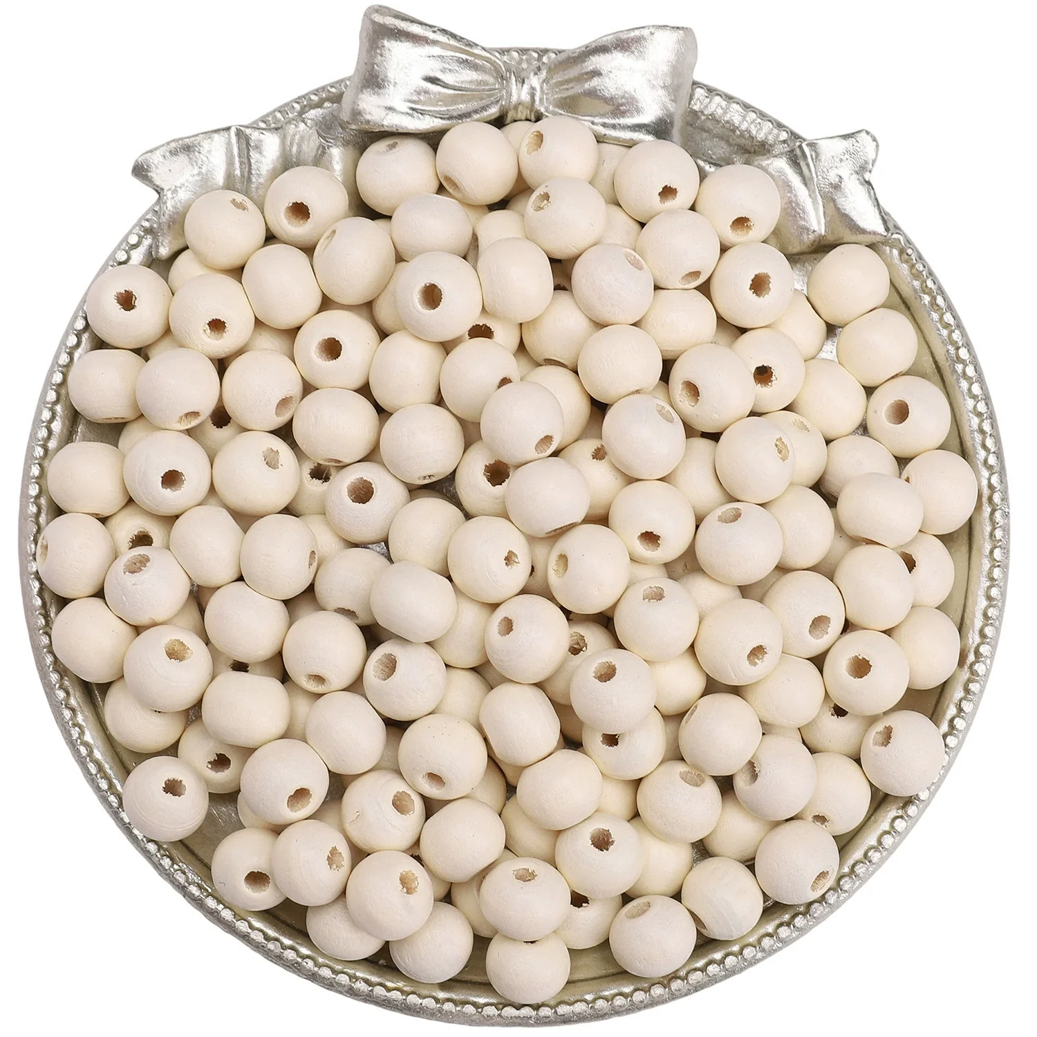 Wooden Round Beads Retro Style Spray Painted Handmade Diy Jewelry Accessories For Bracelet And Mobile Phone Chain - Image 16