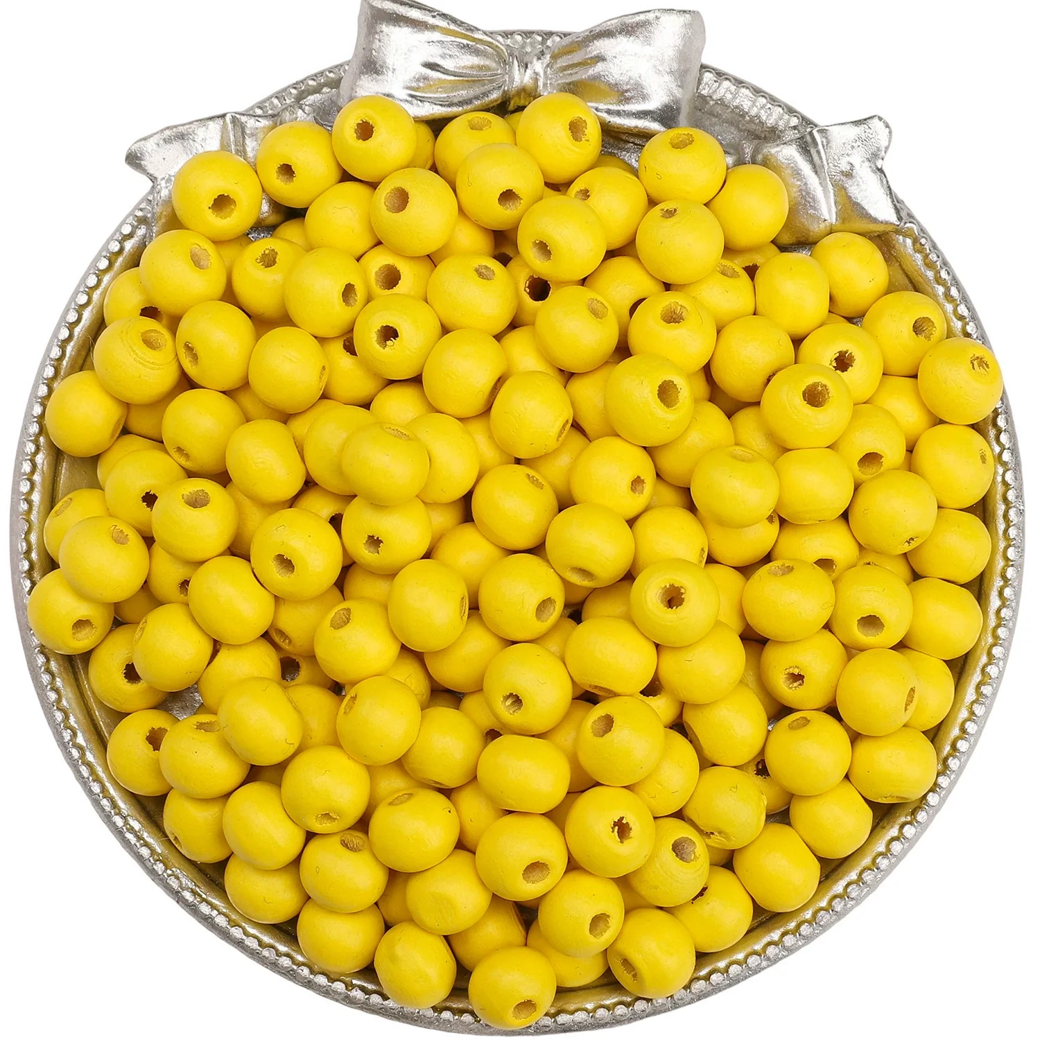 Wooden Round Beads Retro Style Spray Painted Handmade Diy Jewelry Accessories For Bracelet And Mobile Phone Chain - Image 18