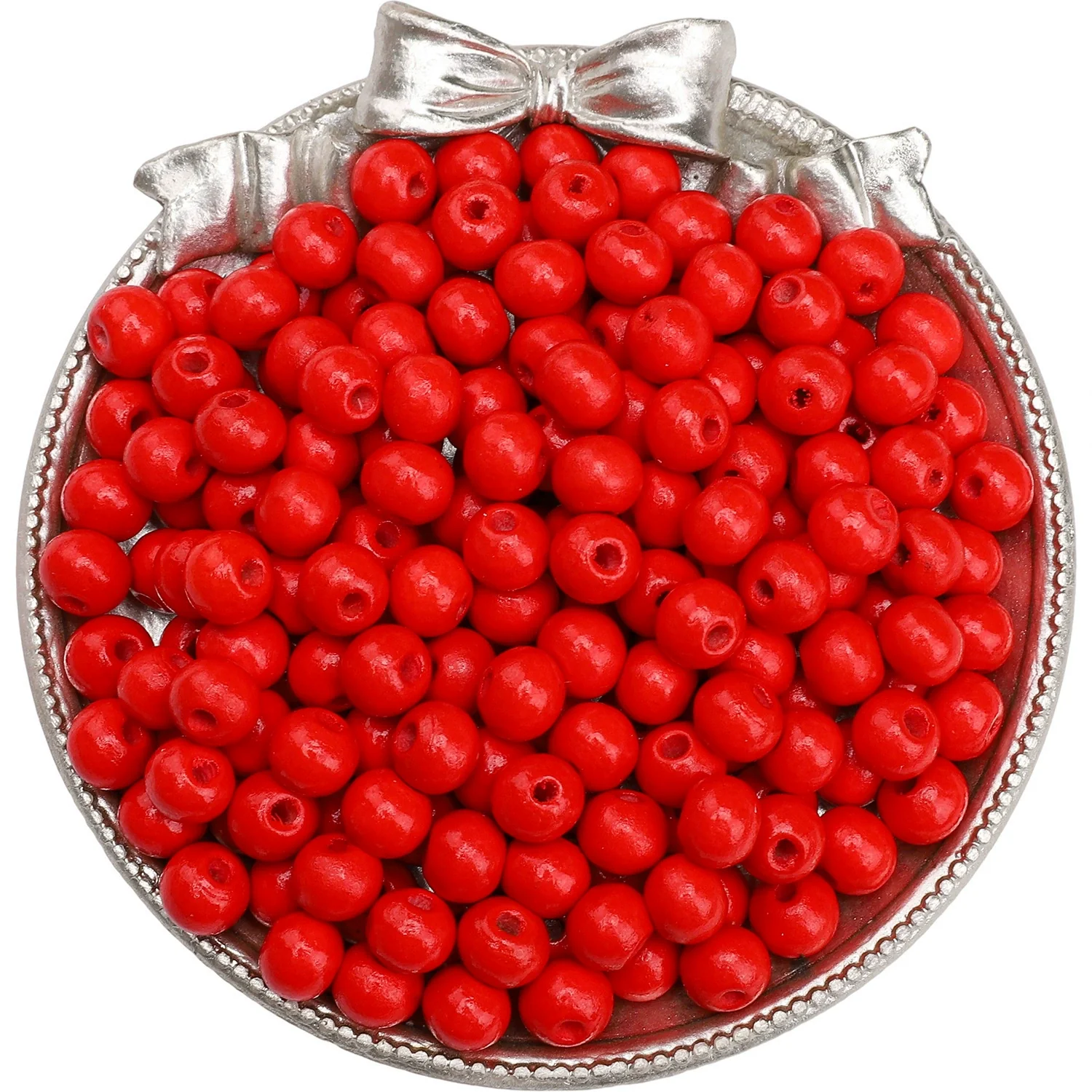 Wooden Round Beads Retro Style Spray Painted Handmade Diy Jewelry Accessories For Bracelet And Mobile Phone Chain - Image 19