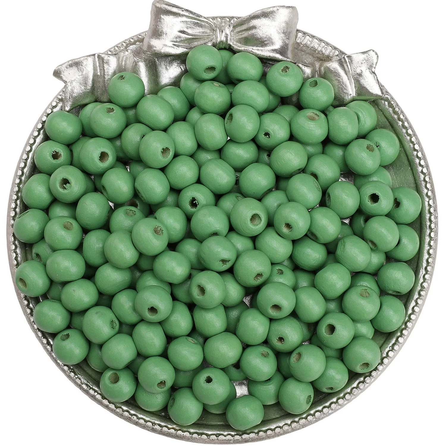 Wooden Round Beads Retro Style Spray Painted Handmade Diy Jewelry Accessories For Bracelet And Mobile Phone Chain - Image 21