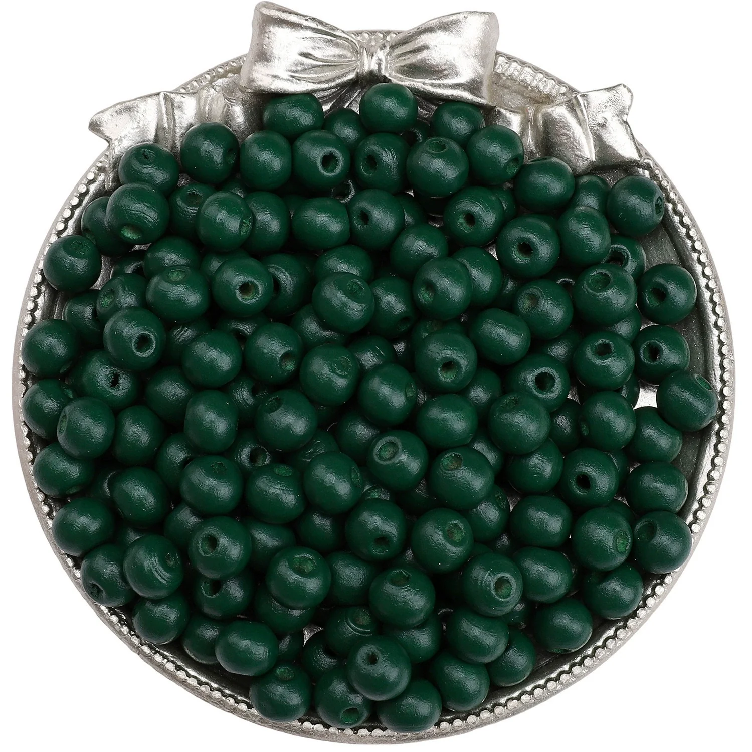 Wooden Round Beads Retro Style Spray Painted Handmade Diy Jewelry Accessories For Bracelet And Mobile Phone Chain - Image 27